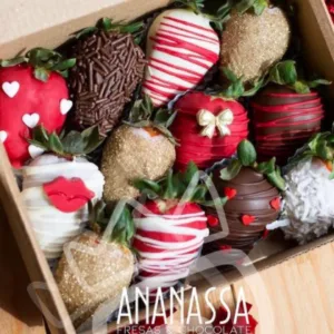 Fresas con chocolate en Bogotá - Ananassa