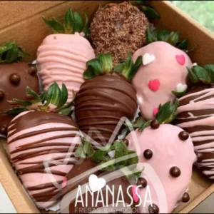 Fresas con chocolate en Bogotá - Ananassa