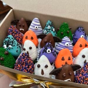 Caja de 20 fresas Halloween