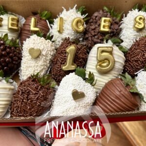 fresas con chocolate