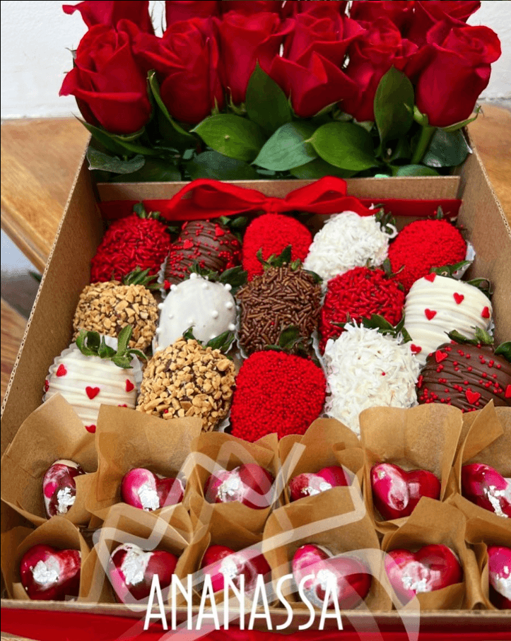 Fresas con chocolate en Bogotá - Ananassa