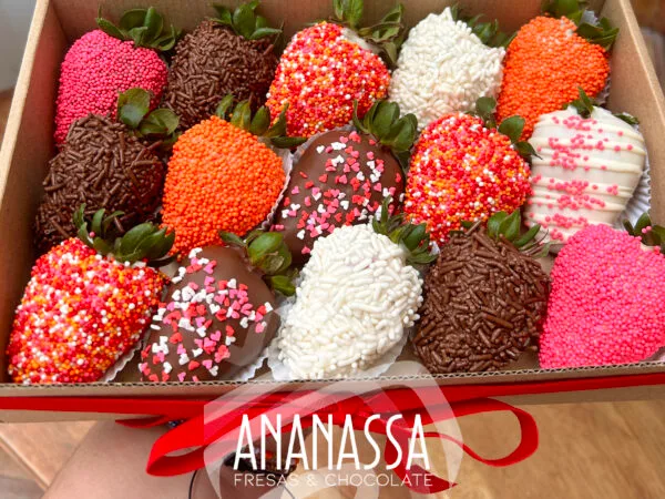 Fresas com chococolate