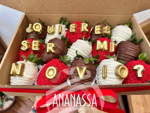 Fresas con chococolate