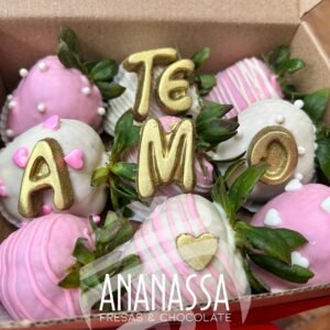 fresas con chocolate
