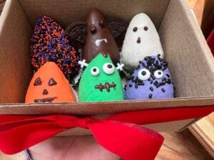 Fresas con chocolate Halloween