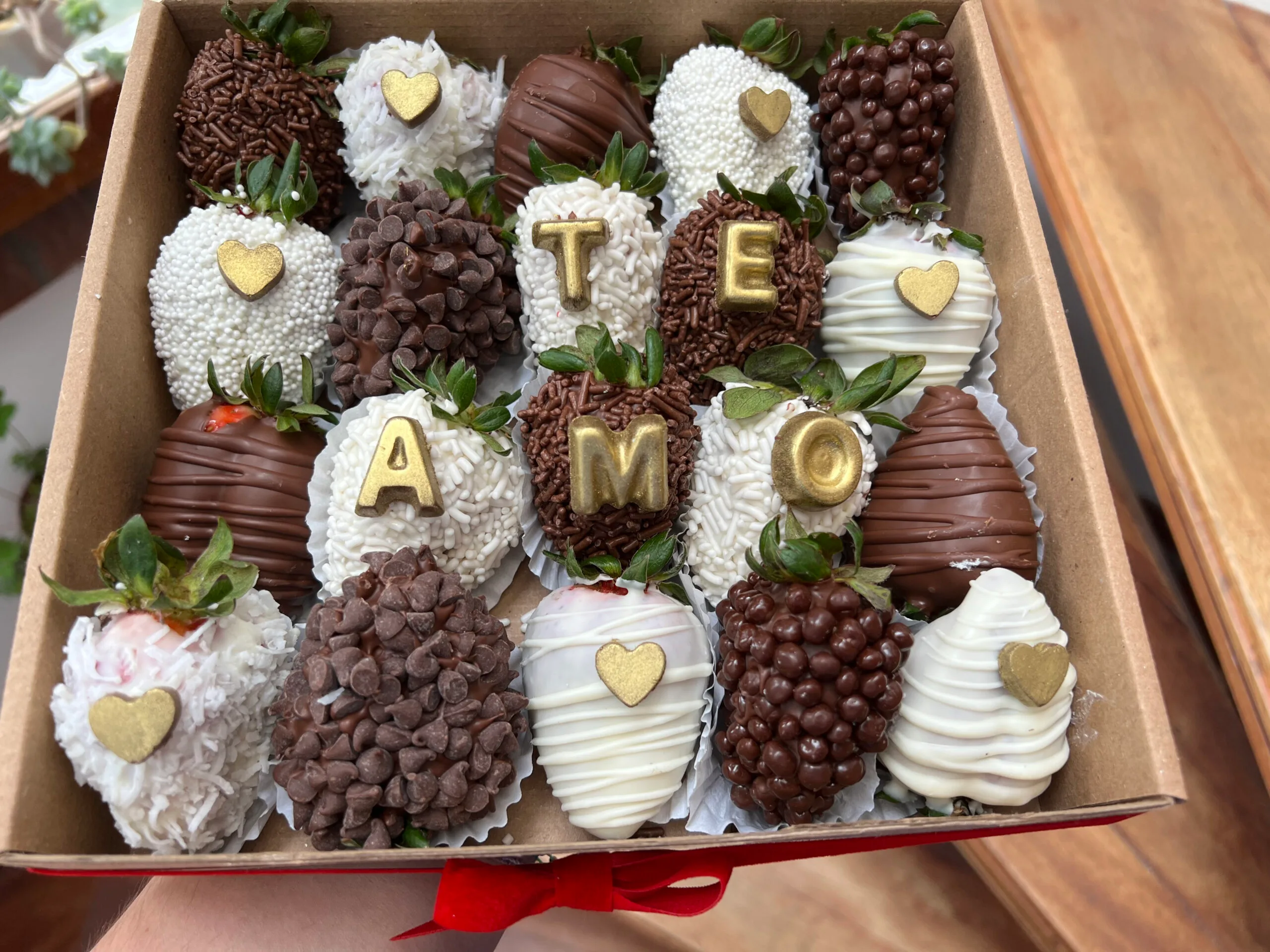 Fresas con chocolate bogota