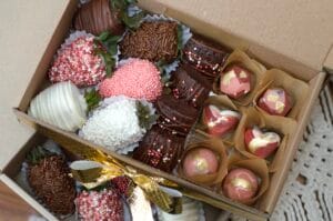 Fresas con chocolate