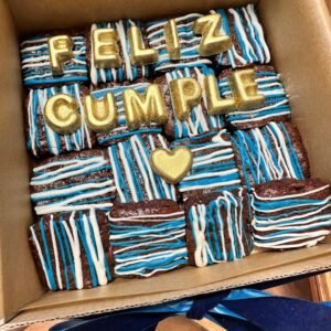 Brownies cumpleaños