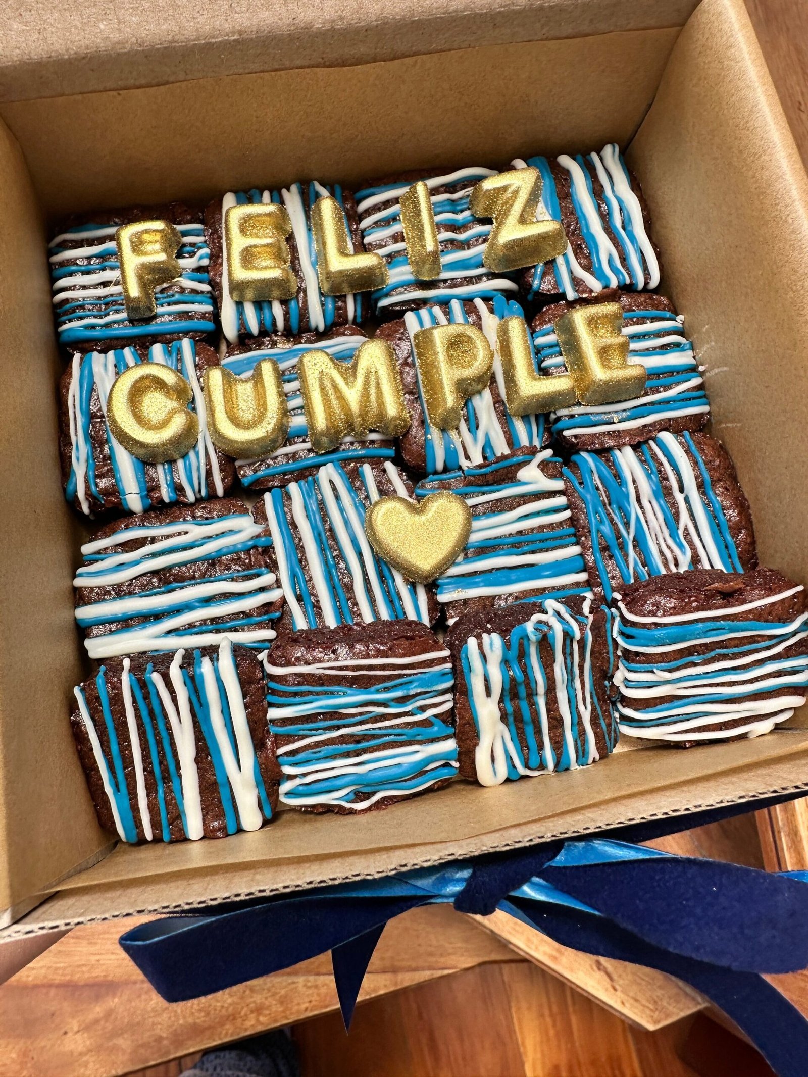 Brownies cumpleaños