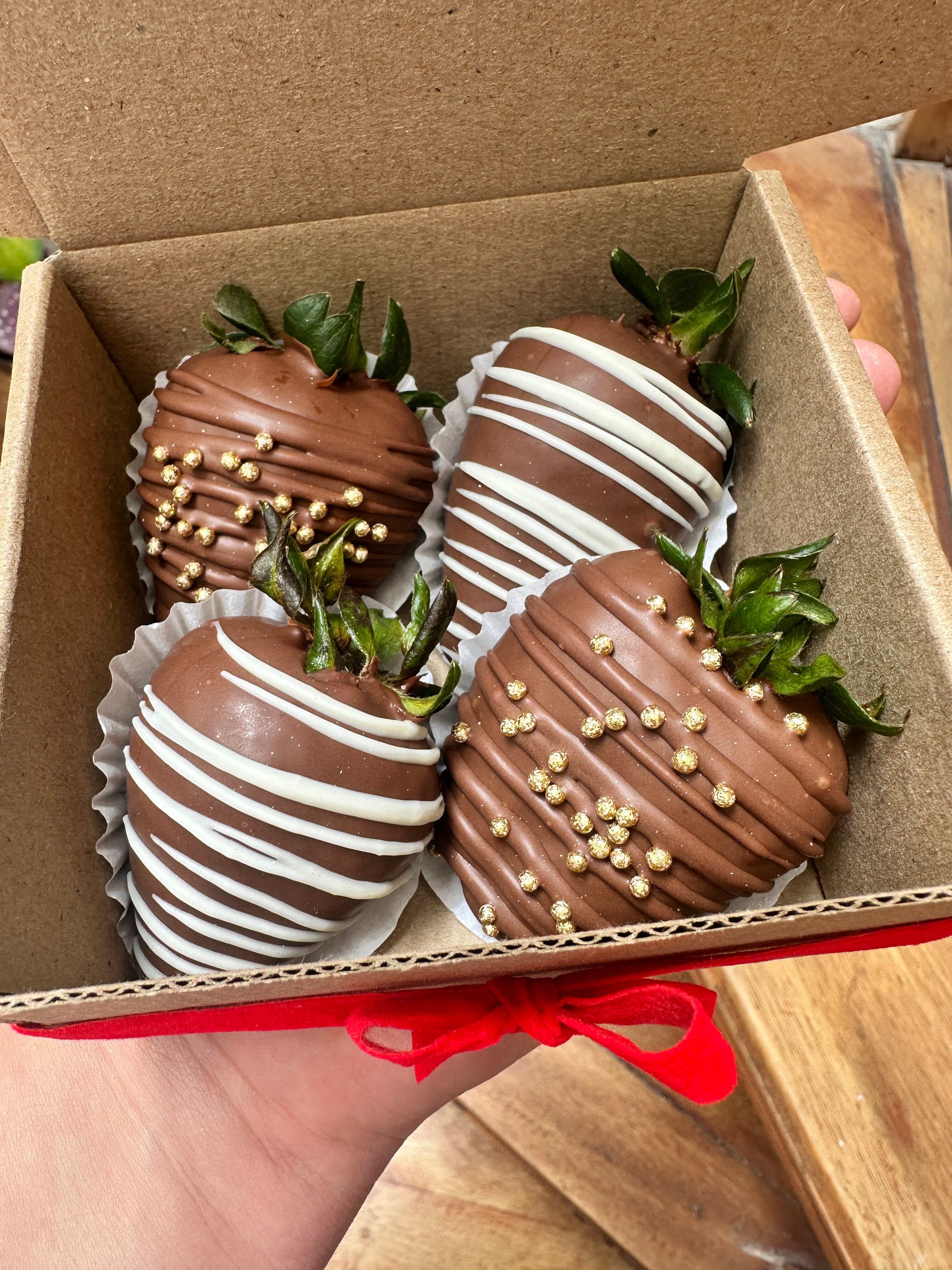 Fresas con chocolate en Bogotá - Ananassa