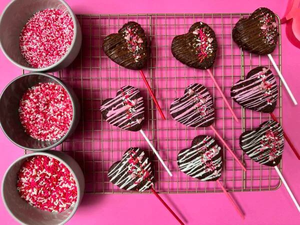 Brownies san valentin