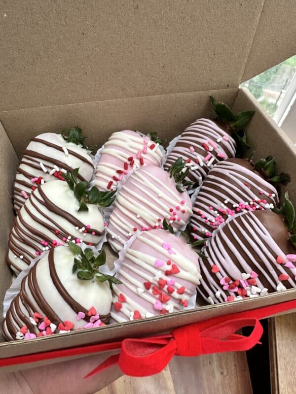 Fresas con chocolate bogota