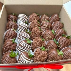 Fresas con chocolate
