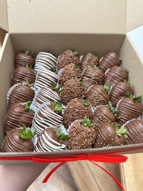 Fresas con chocolate