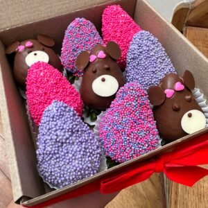 Fresas con chocolate para regalar