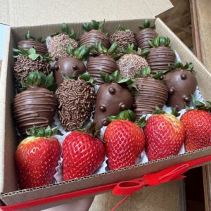 Fresas con chocolate bogota