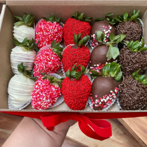 Fresas con chocolate