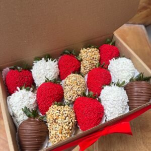 Fresas con chocolate para regalar