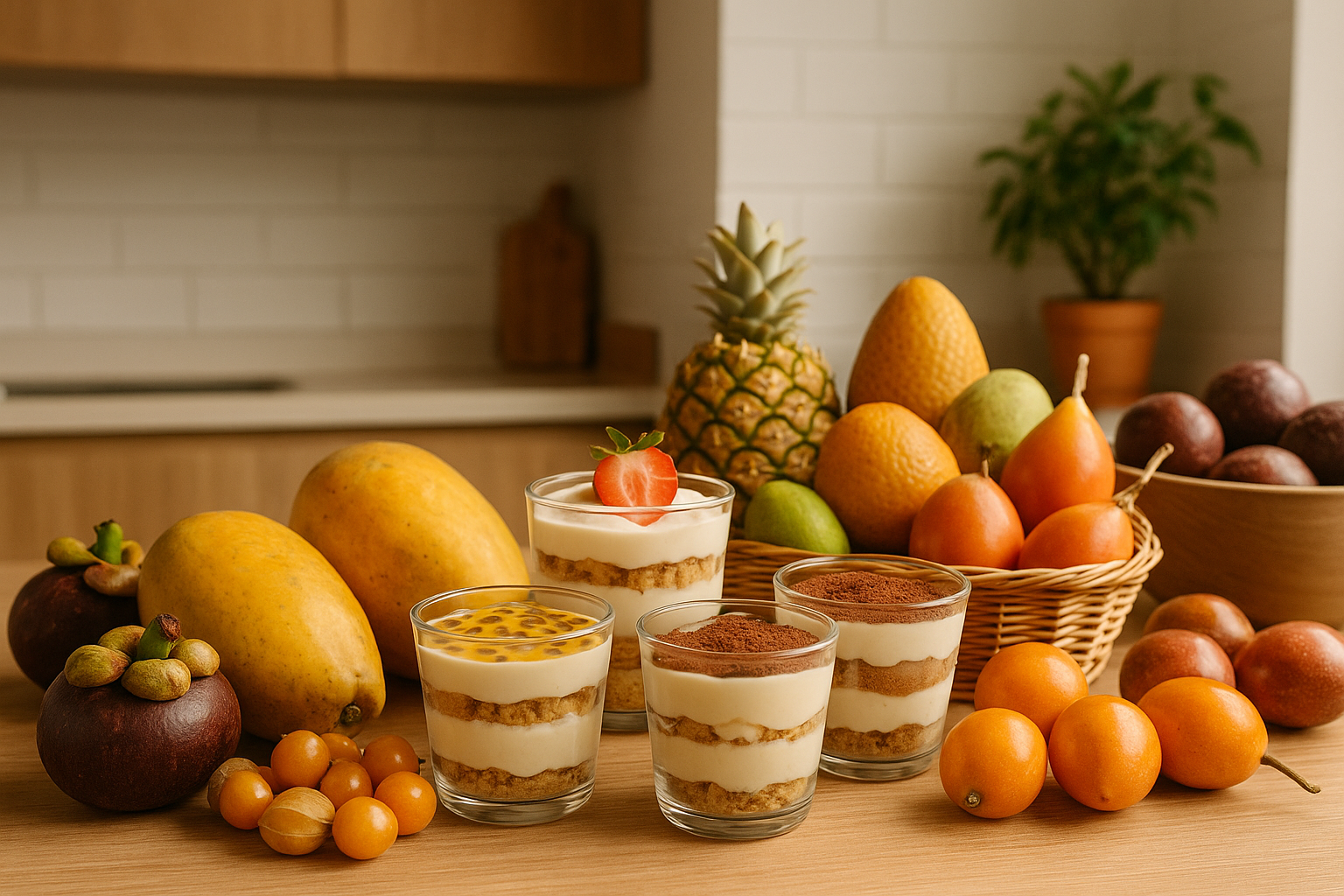 Recetas fáciles con frutas colombianas de temporada para postres caseros y frescos