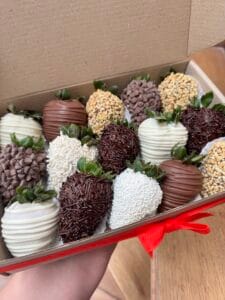 Fresas con chocolate surtidas